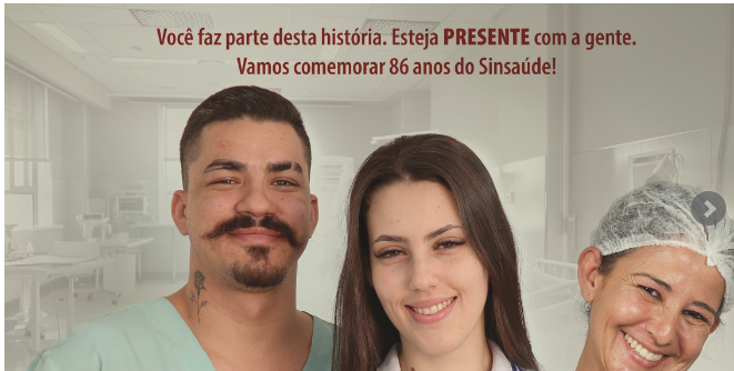 Confraternização de 86 anos do Sinsaúde deve reunir 10 mil pessoas em 16 eventos nas subsedes