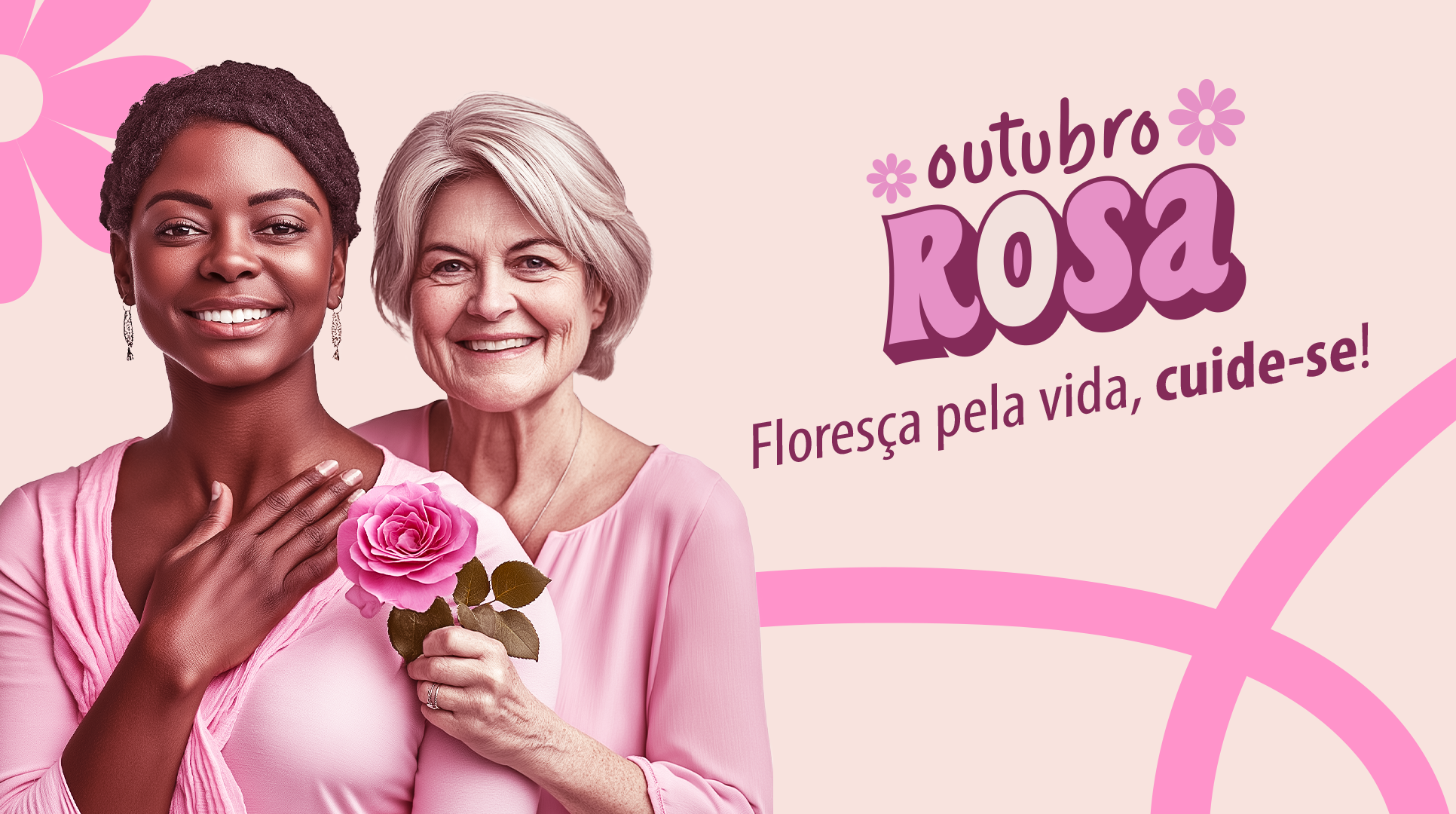 Sinsaúde realiza campanha Outubro Rosa: "Floresça pela Vida, Cuide-se!"