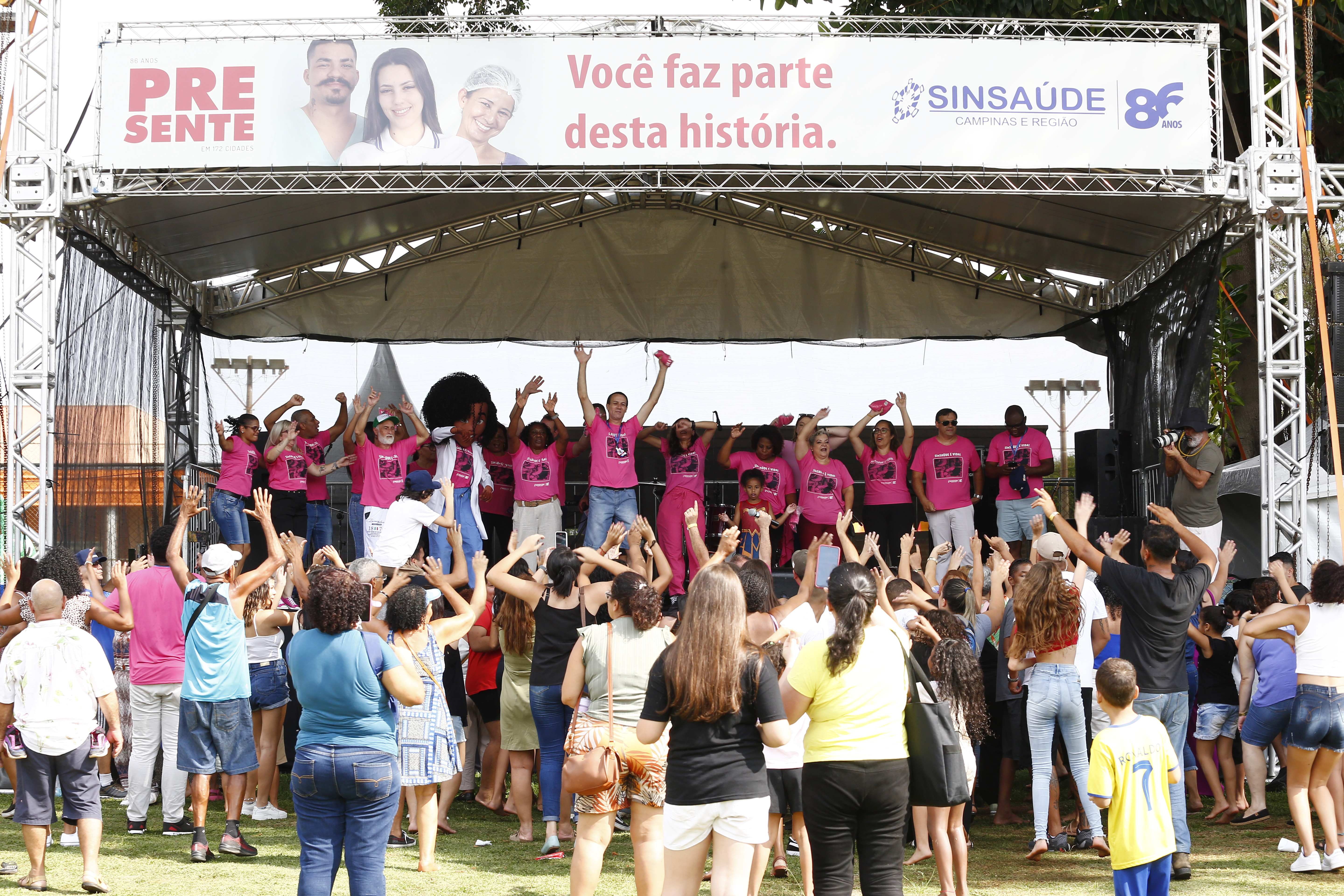 Sinsaúde comemora com a categoria os seus 86 anos de fundação