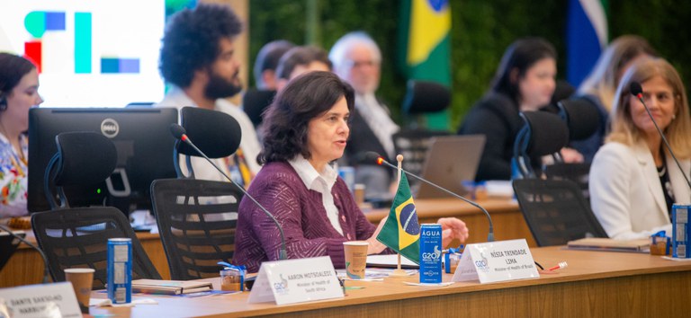  "Mudanças climáticas têm consequências diretas e graves para a saúde", diz ministra o G20