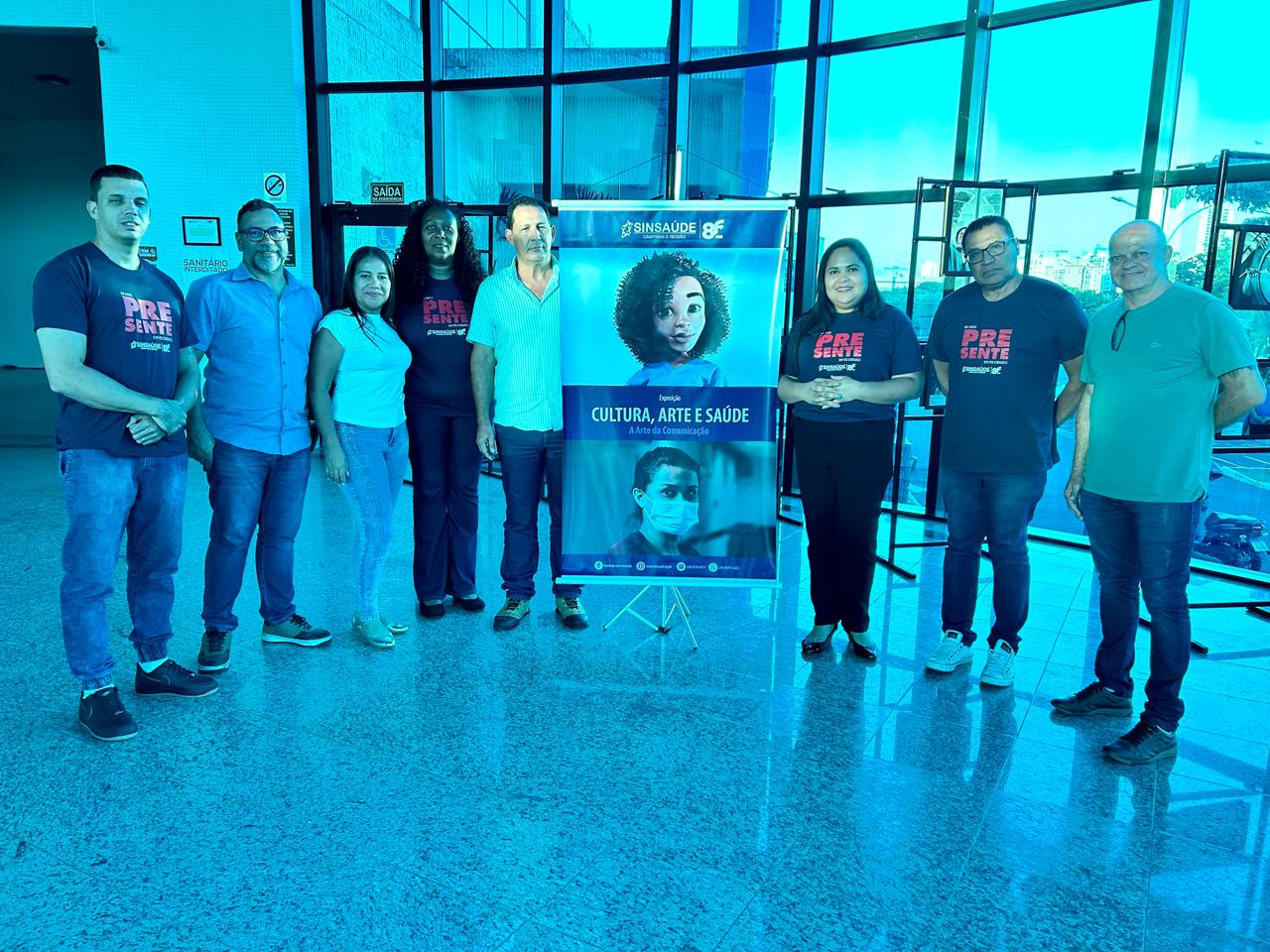 Exposição itinerante do Sinsaúde está na Prefeitura de Indaiatuba