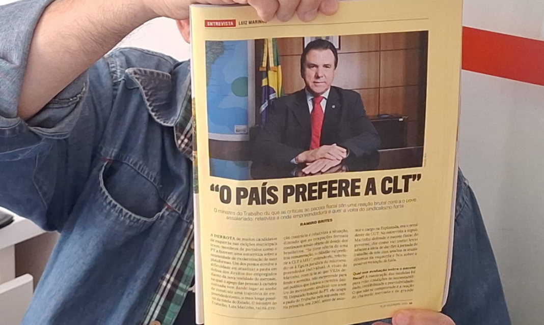 Ministro Luiz Marinho defende CLT e Mínimo em entrevista