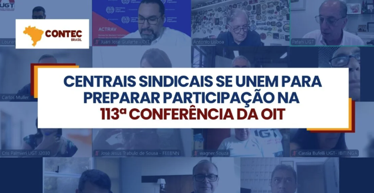 Centrais sindicais se unem para preparar participação na 113ª Conferência da OIT