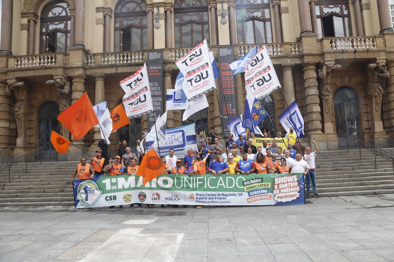  UGT e Centrais Sindicais lançam 1º de Maio Unificado no Campo de Bagatelle