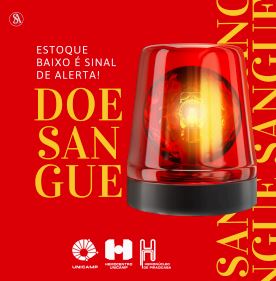  Hemocentro alerta para estoques críticos de sangue e convoca doadores