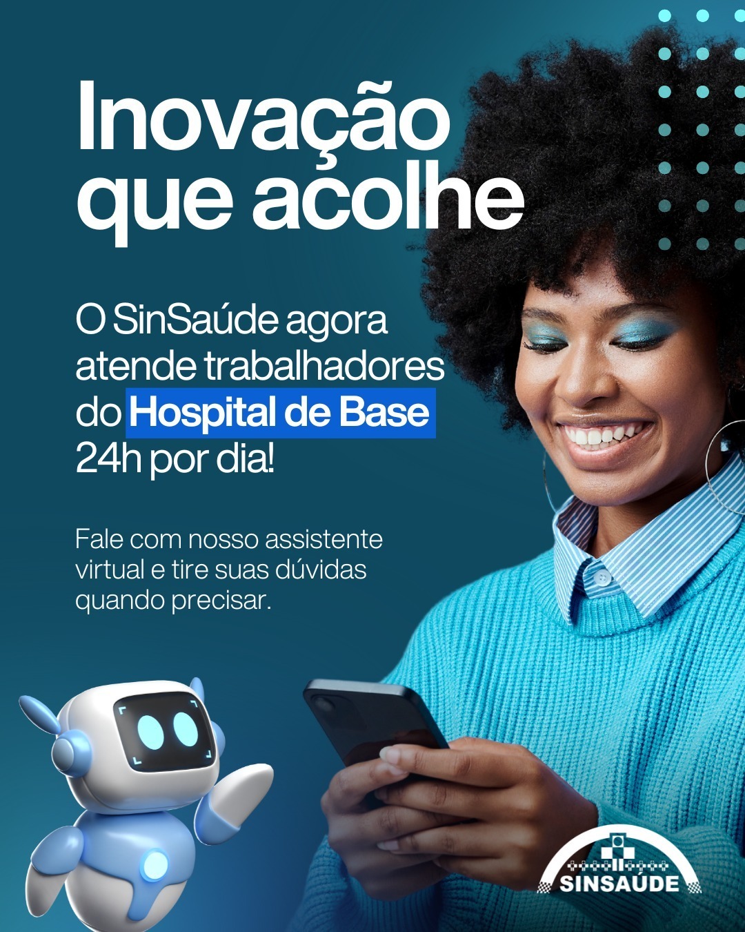 Inovação Sindical: SinSaúde Rio Preto lança assistente de inteligência artificial para atender trabalhadores 24h