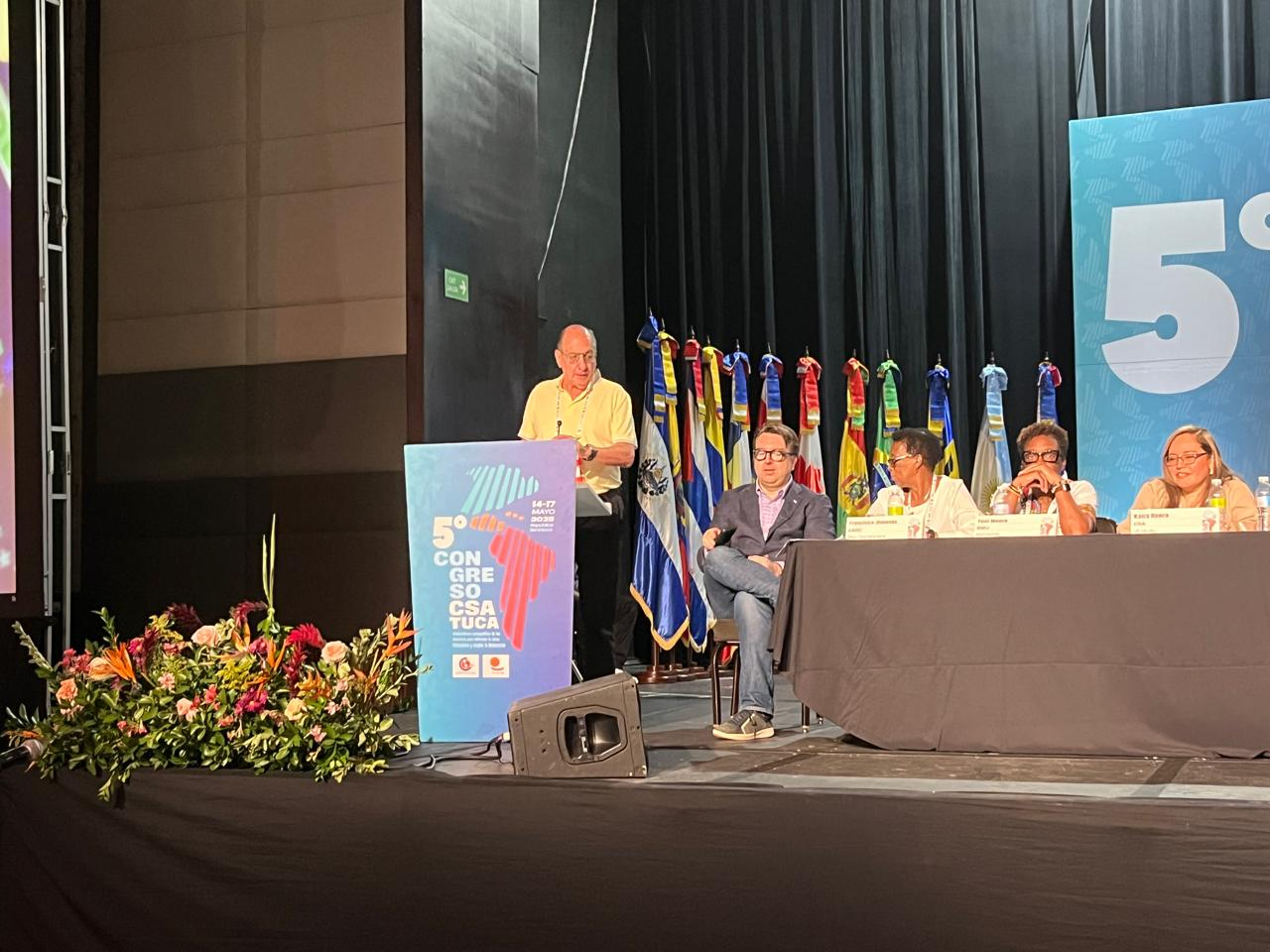 UGT participa do 5º Congresso CSA TUCA, que homenageia Pepe Mujica e fortalece a luta sindical nas Américas