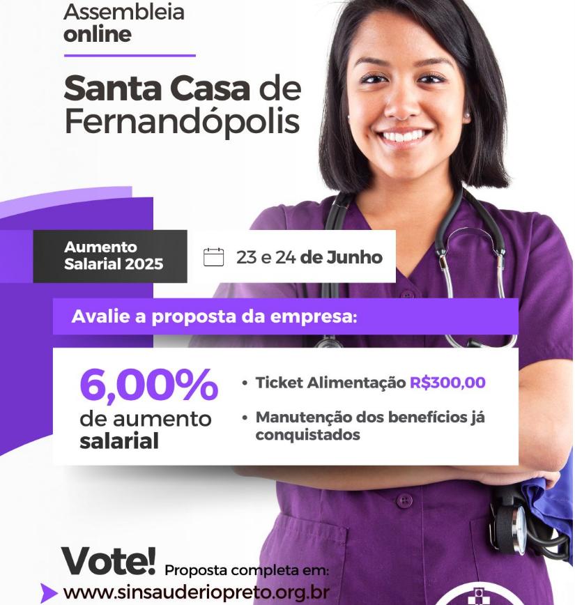 Santa Casa de Fernandópolis realiza assembleia de campanha salarial