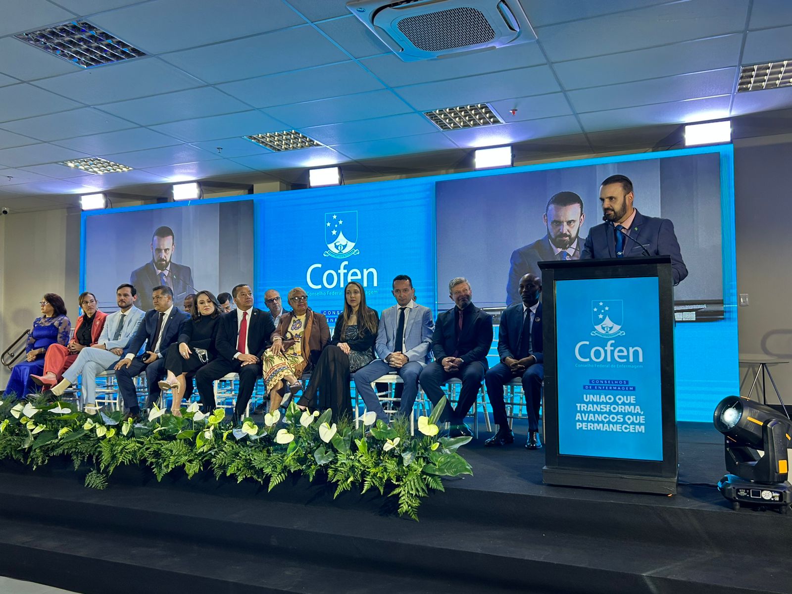 SinSaúdeSP participa da inauguração da nova sede do Cofen, em Brasília
