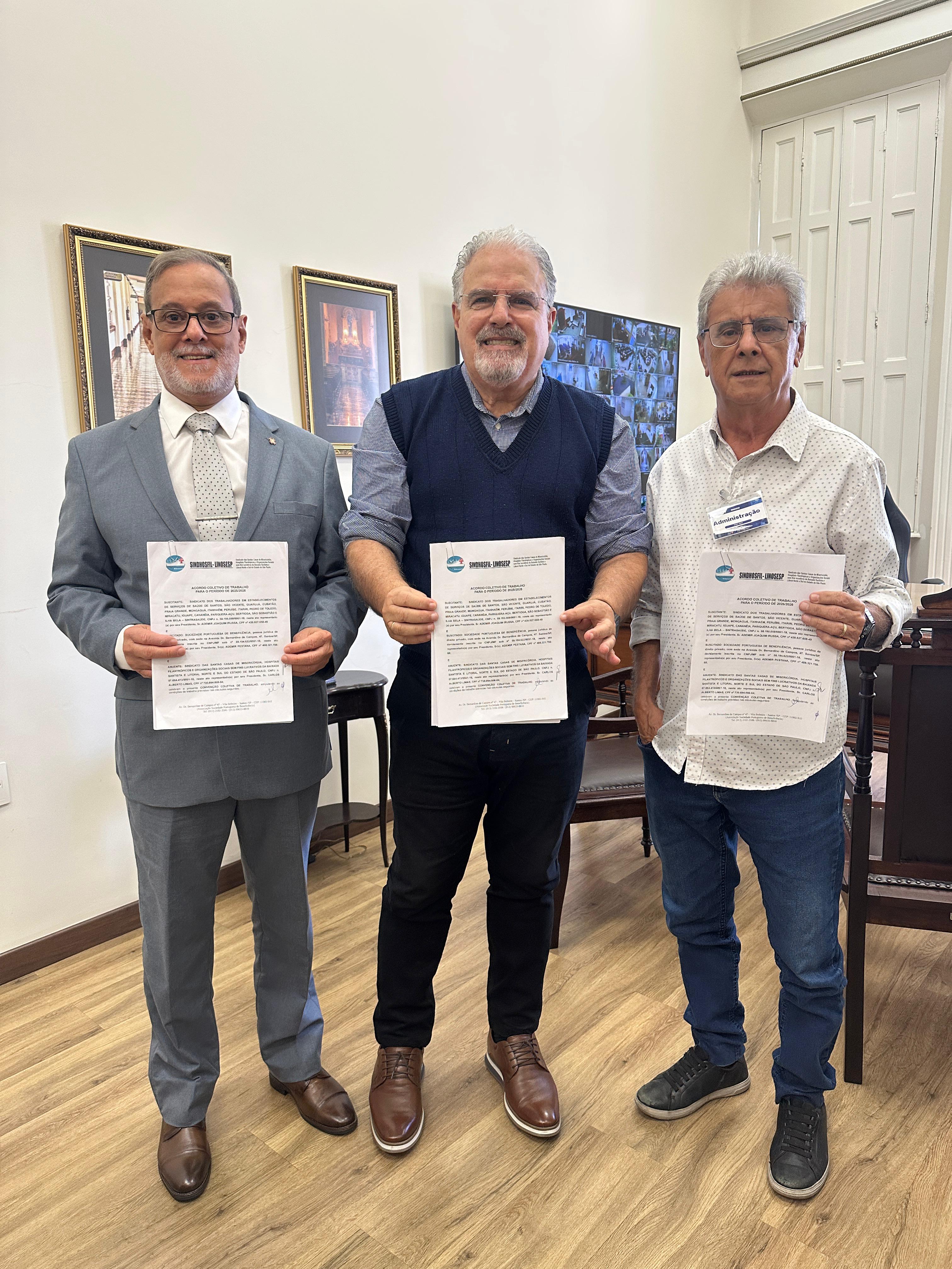 Acordo Coletivo Garante Novos Benefícios a Trabalhadores do Hospital Beneficência Portuguesa, em Santos