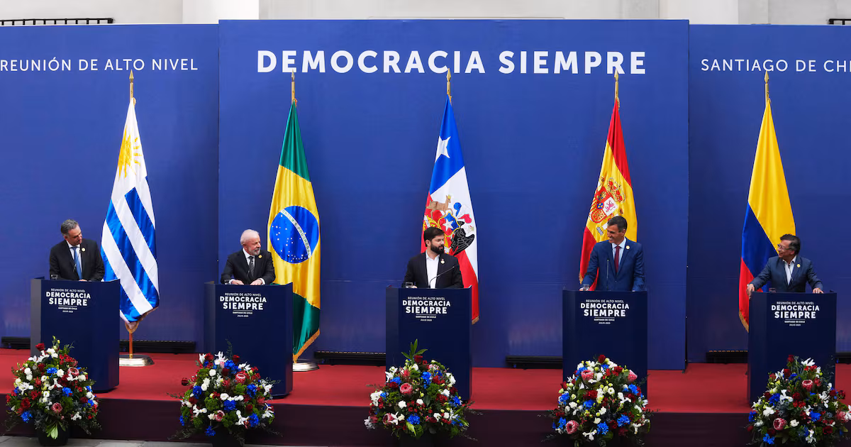Democracia sempre - Carta dos presidentes sulamericanos em defesa da paz e da coesão social