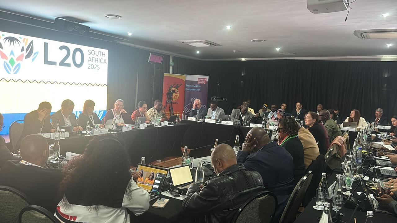 UGT participa do L20 em George, África do Sul