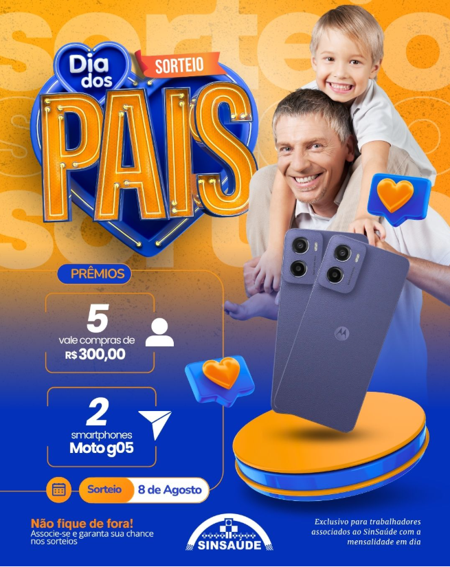 Sinsaúde Rio Preto lança campanha de Dia dos Pais