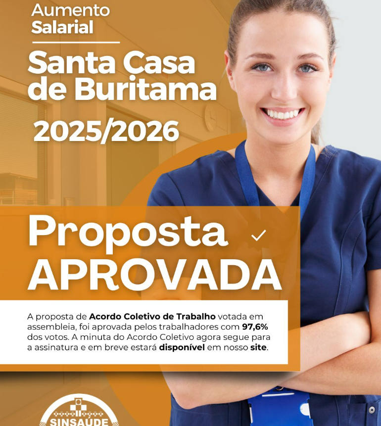 Trabalhadores aprovam ACT da Santa Casa de Buritama