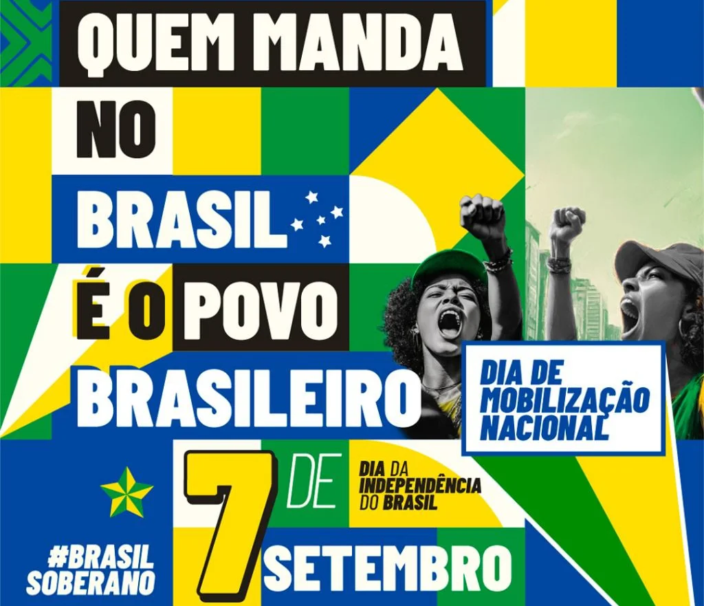 Centrais sindicais participarão do 7 de Setembro na Capital