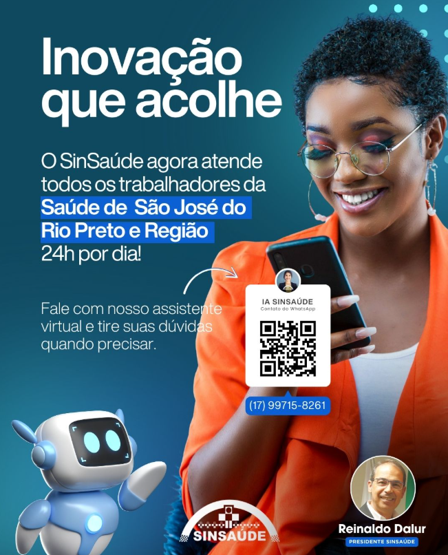 Sinsaúde Rio Preto revoluciona atendimento com assistente virtual 24h