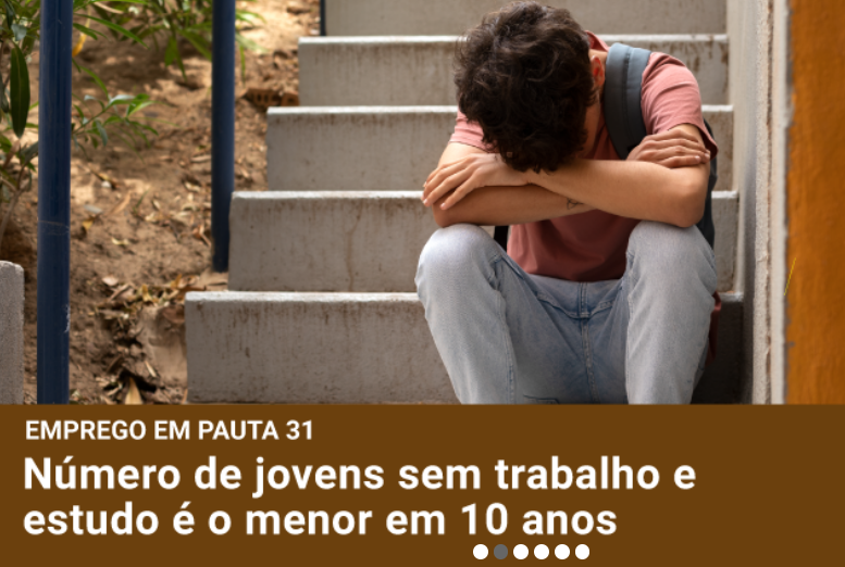 Número de jovens sem trabalho e estudo é o menor em 10 anos