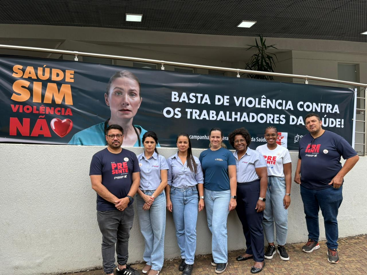 Sinsaúde protesta contra violência de usuários no Hospital Hapvida e região de Limeira