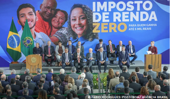  Lula sanciona isenção do IR para quem ganha até R$ 5 mil