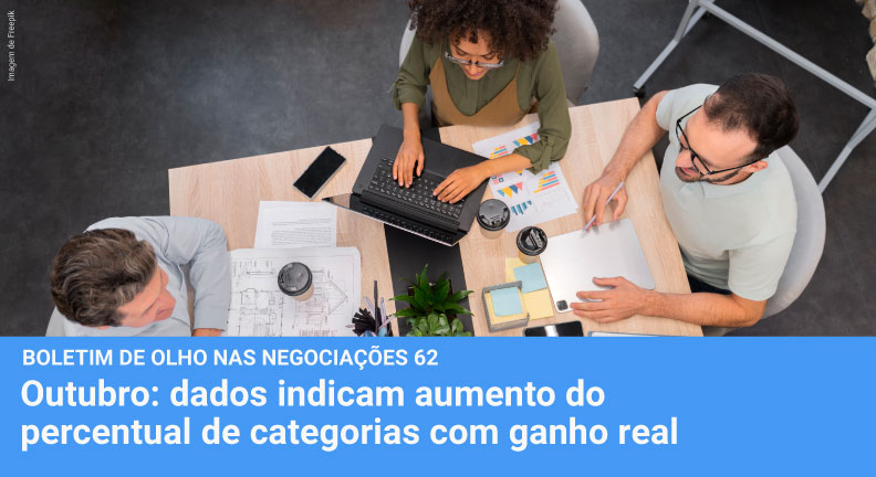 Boletim do Dieese aponta aumento do ganho real nas negociações de outubro