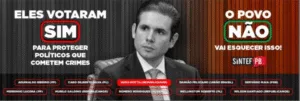 Hugo Motta quer pedido de desculpas em outdoors após processar sindicalista da PB por críticas a voto na PEC da Blindagem