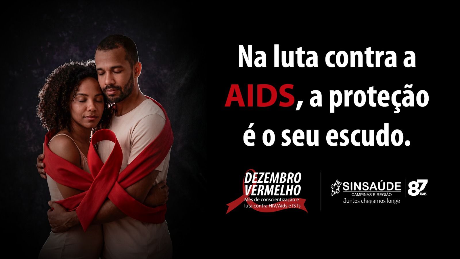 Sinsaúde adere à campanha Dezembro Vermelho de combate ao HIV/Aids