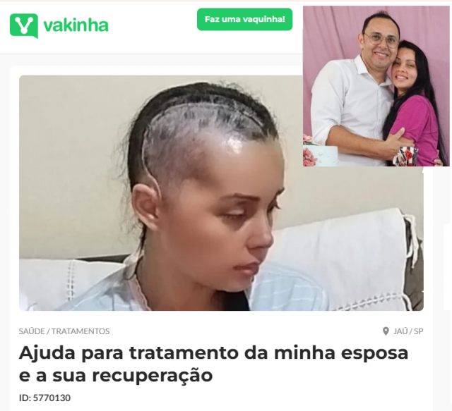 Sindicato reforça campanha de ajuda à esposa do técnico de enfermagem Reinaldo Santana