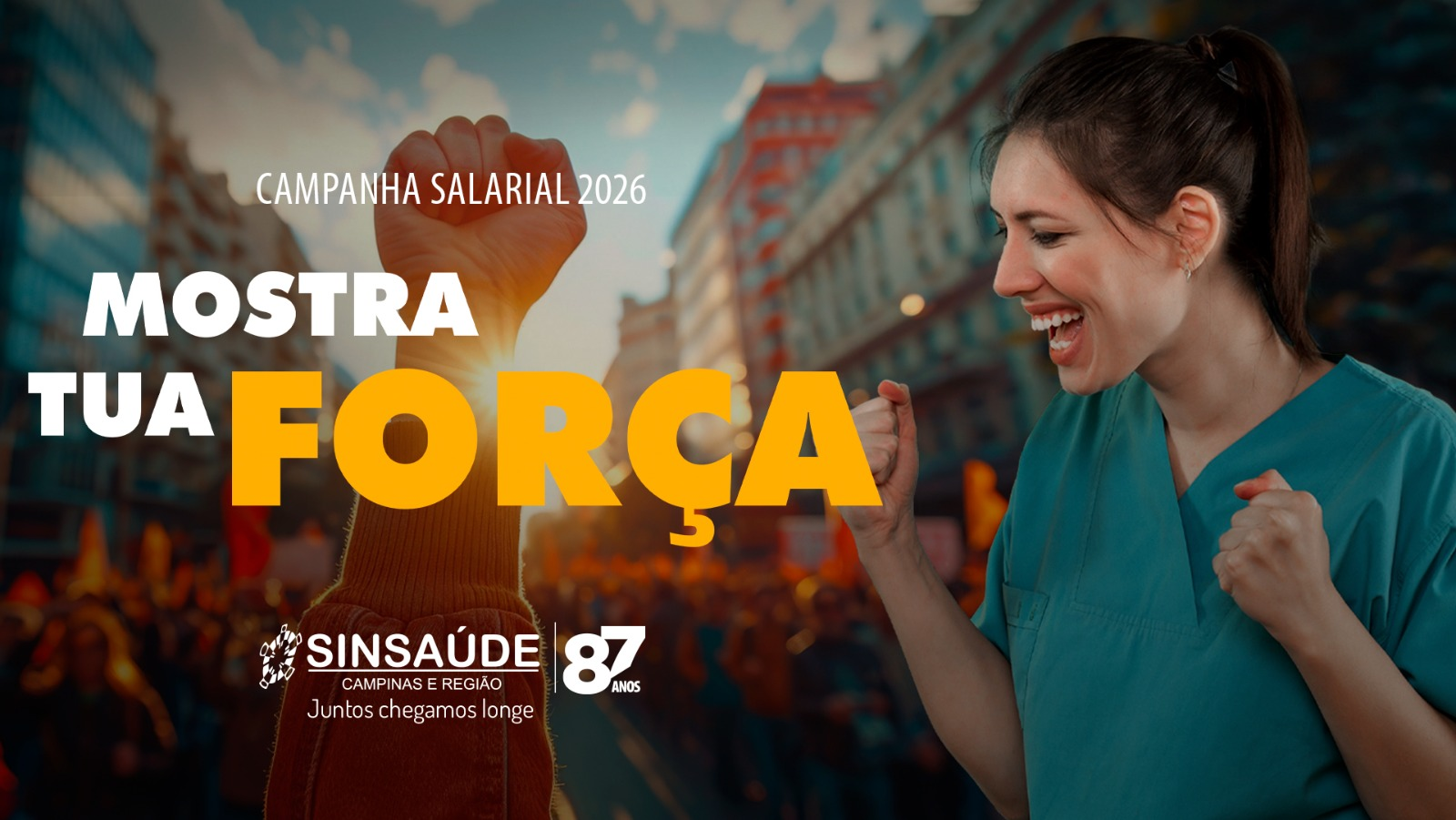 Sinsaúde lança Campanha Salarial "Mostra tua força" e abre canal de sugestões