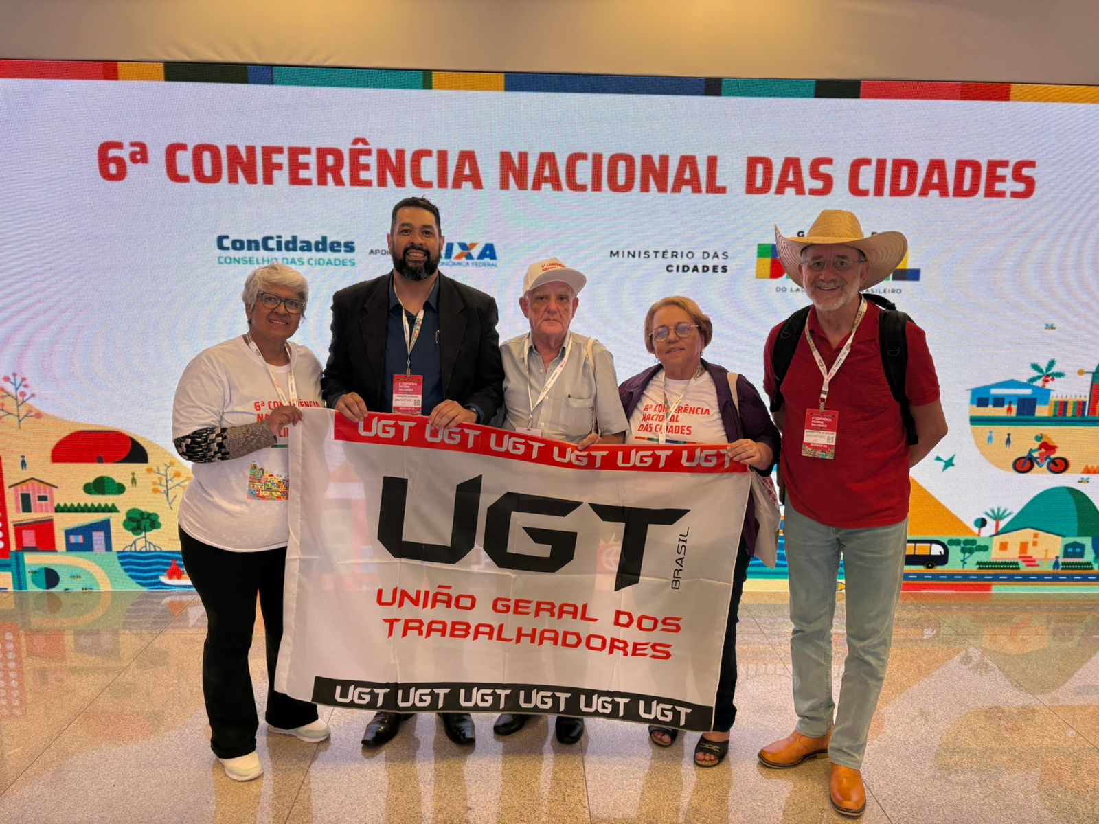 UGT participa da 6ª Conferência Nacional das Cidades com presença de Cleonice Caetano Souza, Renato Guerra e Mauro Cava de Britto