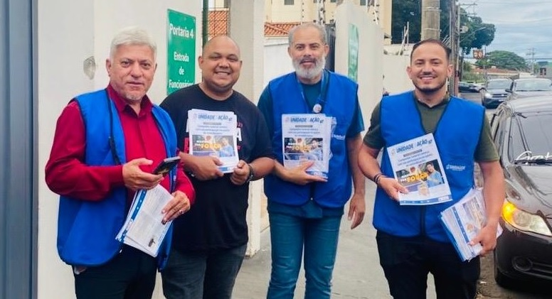Ação do Sinsaúde mobiliza trabalhadores na região de Araraquara para a construção da campanha salarial 2026