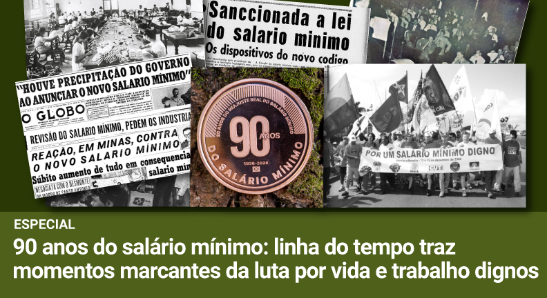 A história do trabalho e do salário mínimo no Brasil contada pelo Dieese
