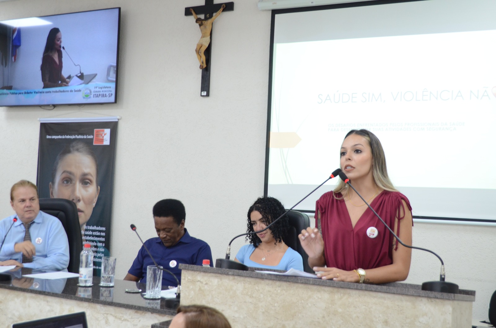  Audiência pública em Itapira reforça combate à violência contra trabalhadores da saúde