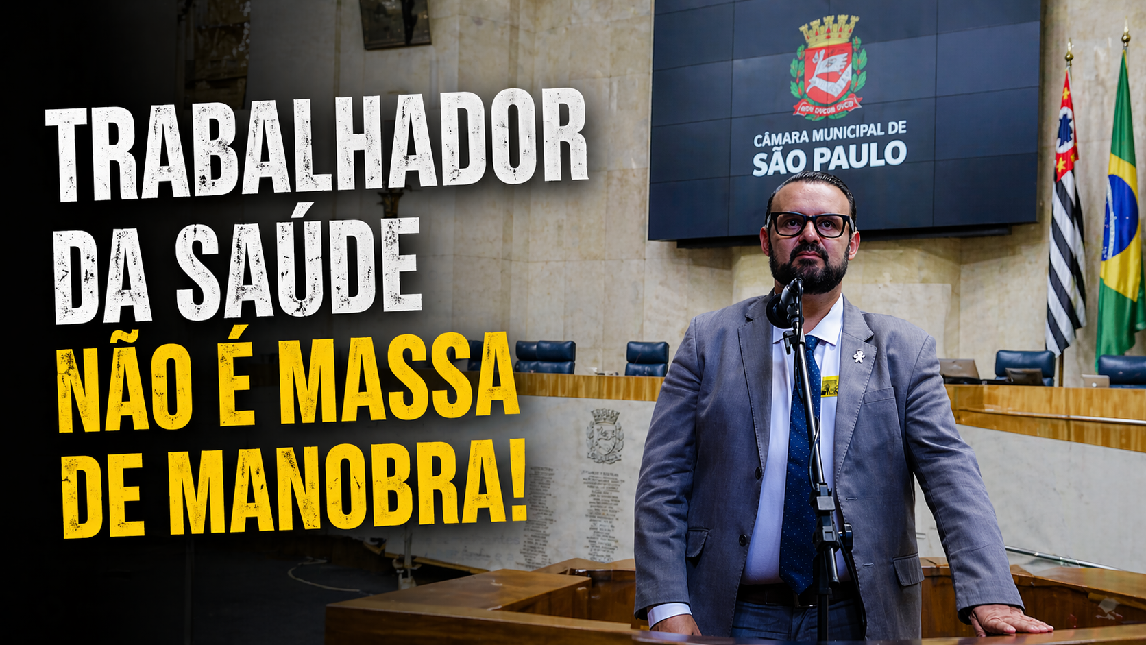 Sindicato da Saúde cobra garantias e a sub-rogação de contratos em Audiência Pública na Câmara de São Paulo