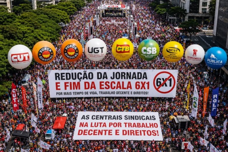 Fórum das Centrais Sindicais confirma reunião com Alcolumbre; manifestação hoje no Masp