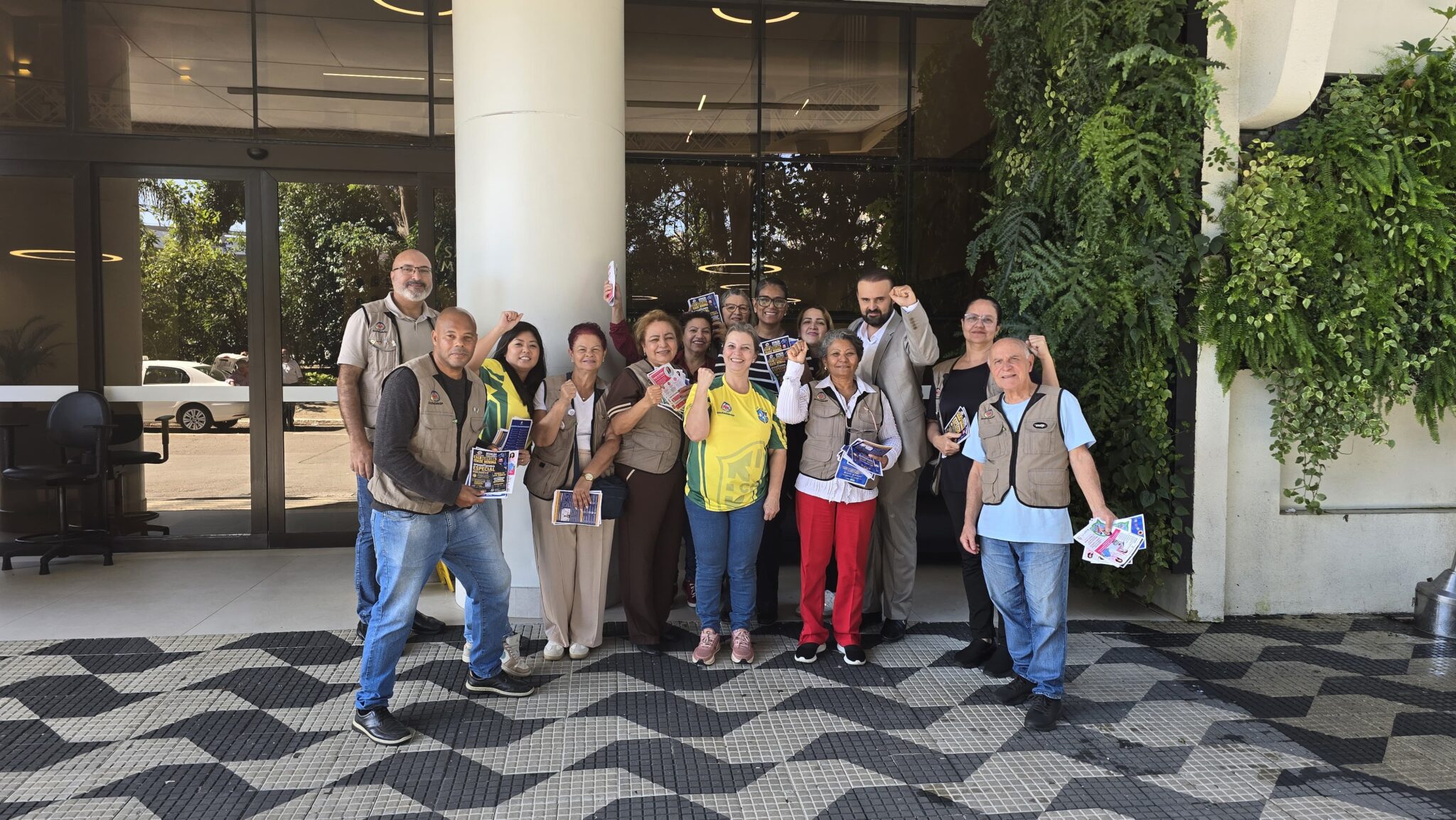 SinSaúdeSP Itinerante esteve nas unidades Madrid e Roma da Rede Santa Maggiore para mobilizar trabalhadores da saúde
