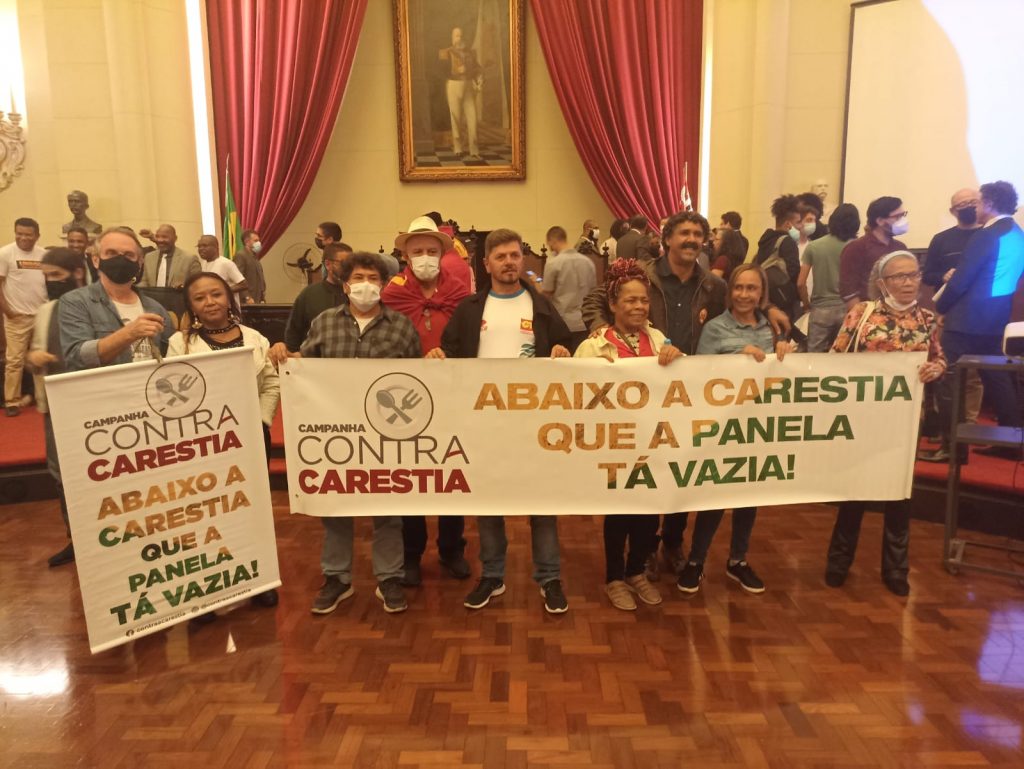 Campanha contra carestia vai às ruas com centrais sindicais no dia 18