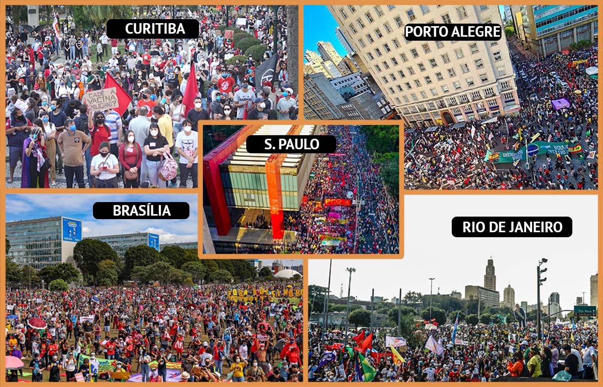 29M pelo fora Bolsonaro chegou a mais de 200 cidades e ganhou as redes sociais