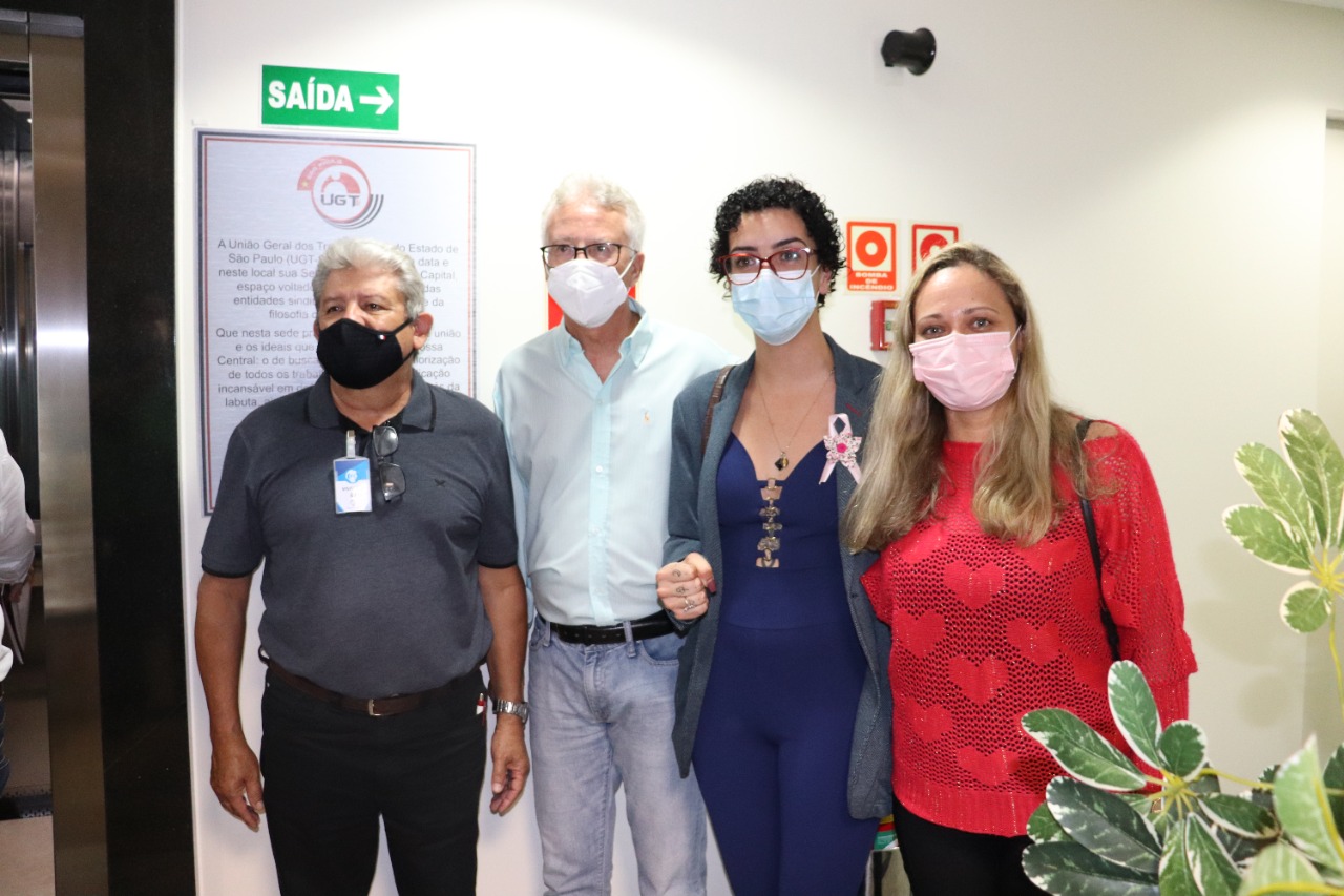 Federação Paulista da Saúde marca presença na inauguração da nova sede da UGT-SP
