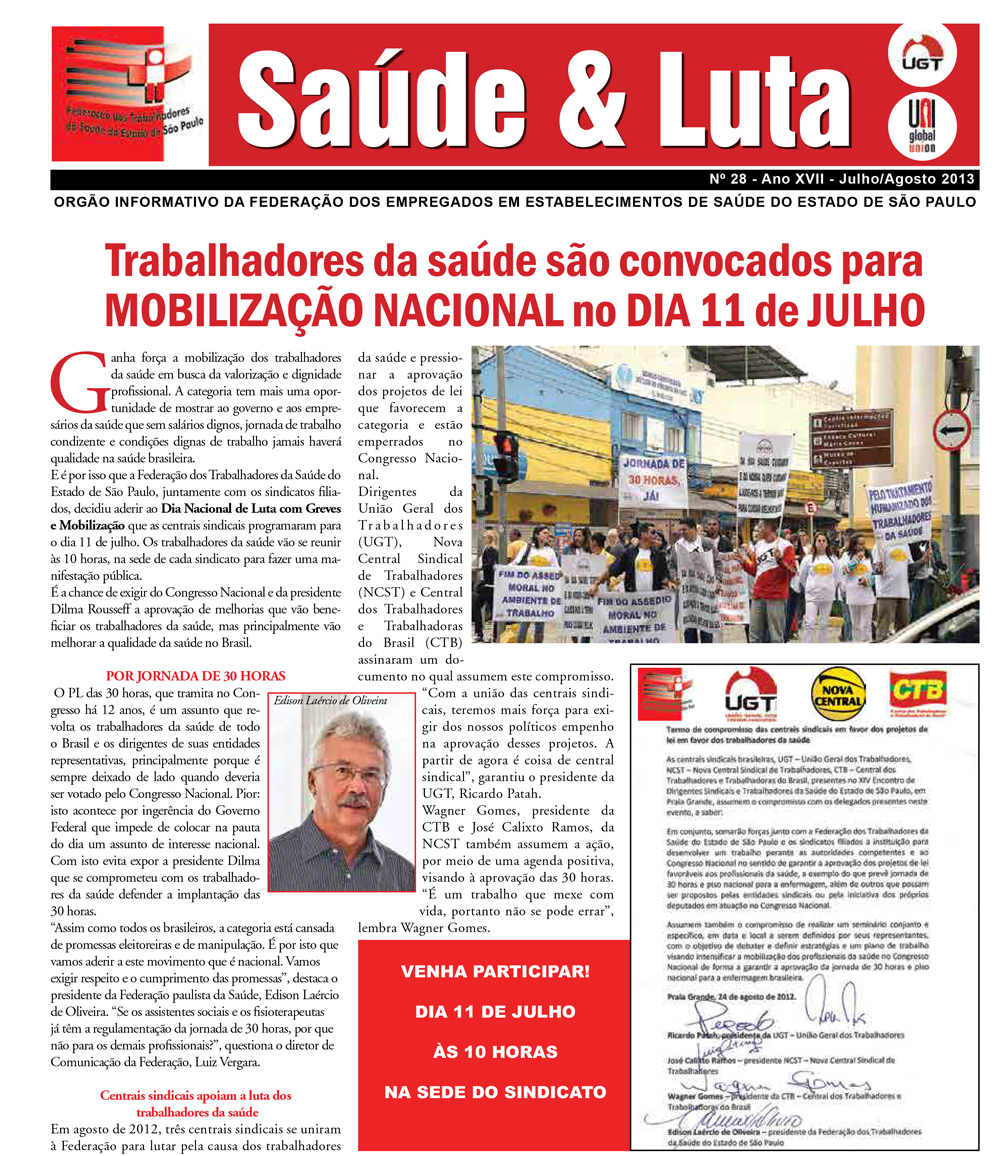 Saúde & Luta - Nº 28