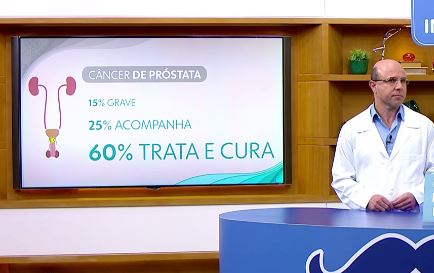 Câncer de próstata diagnosticado no início pode ter 90% de chance de cura