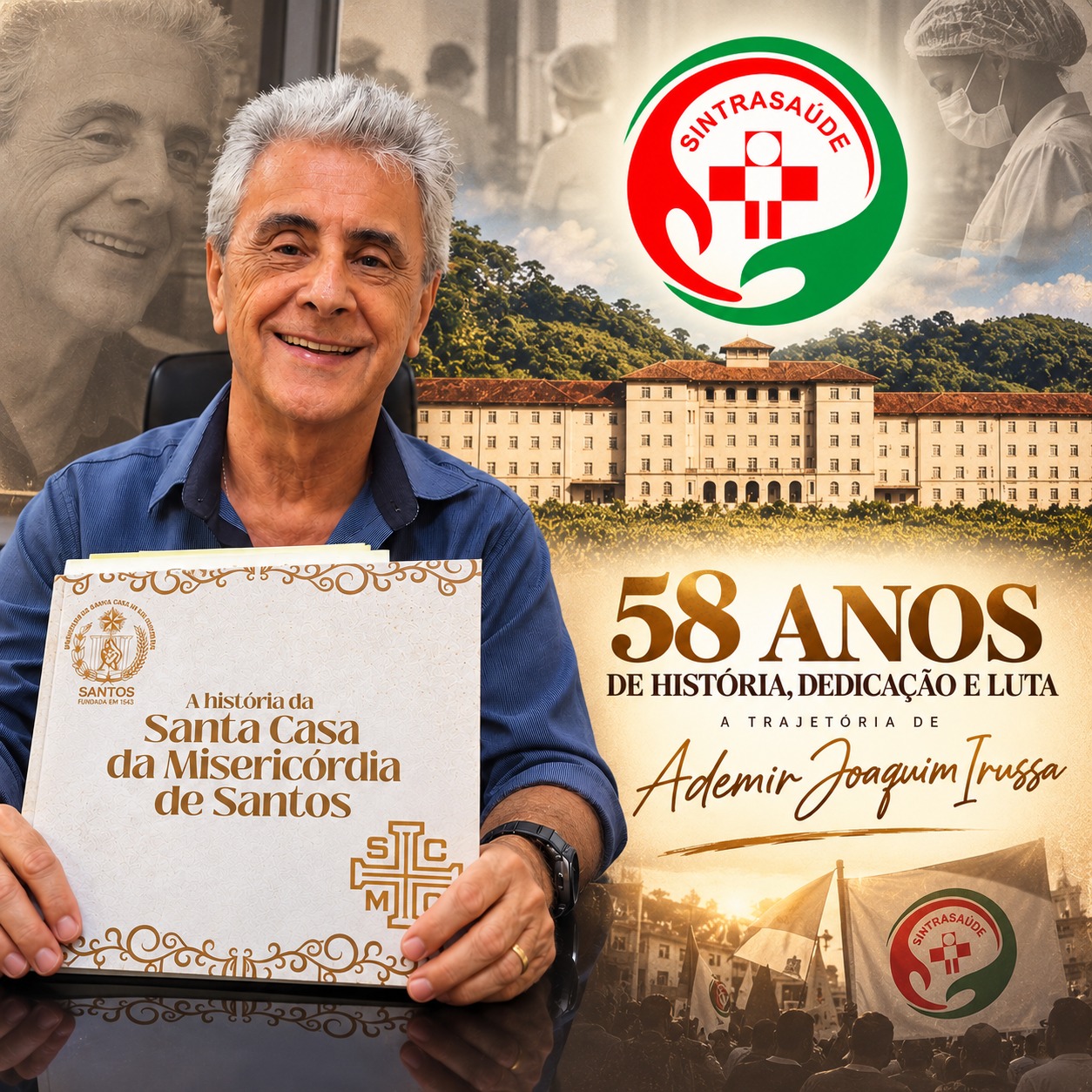 58 ANOS DE HISTÓRIA, DEDICAÇÃO E LUTA: a trajetória de Ademir Joaquim Irussa