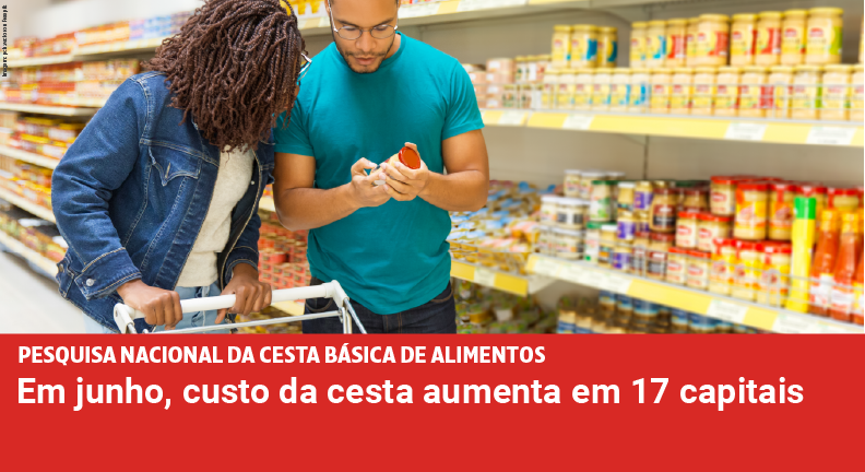 Cesta básica sobe em 17 capitais e salário mínimo necessário chega a R$ 8,1 mil, aponta DIEESE