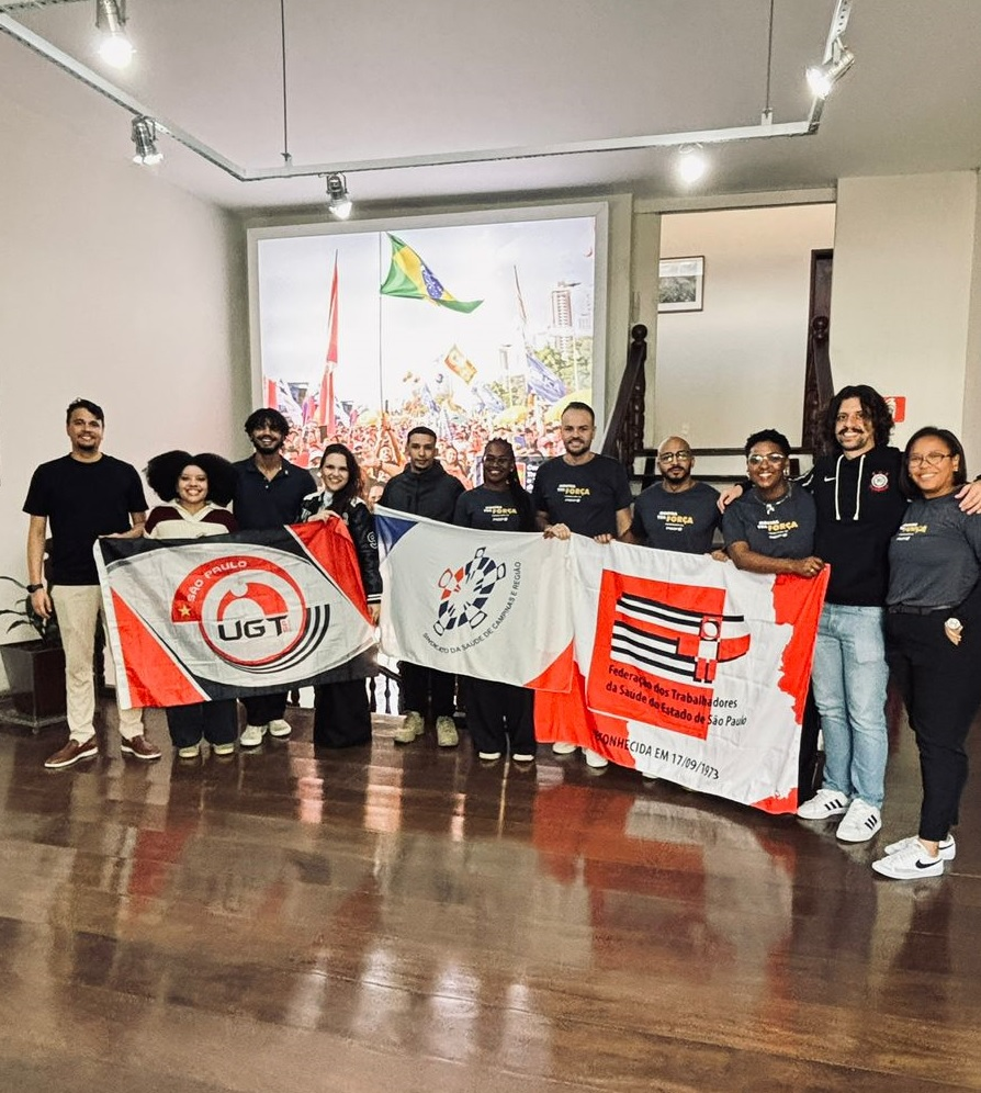 Diretores do Sinsaúde participam de reunião nacional da juventude trabalhadora