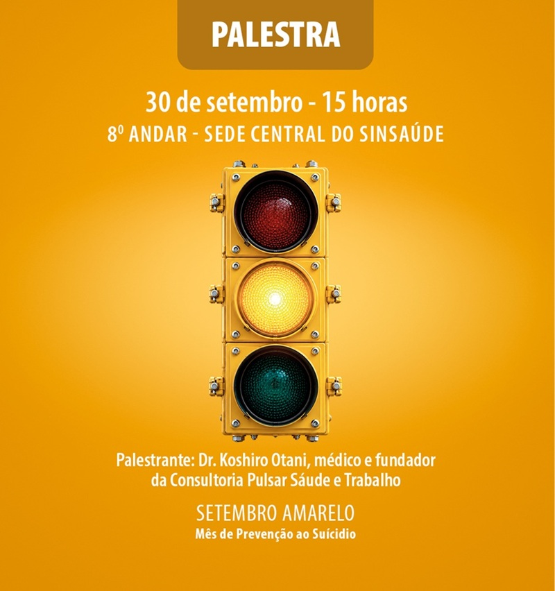 Palestra “Quem cuida também precisa se cuidar” é nesta quarta, às 15 horas, na sede central e ao vivo no Instagram do Sinsaúde