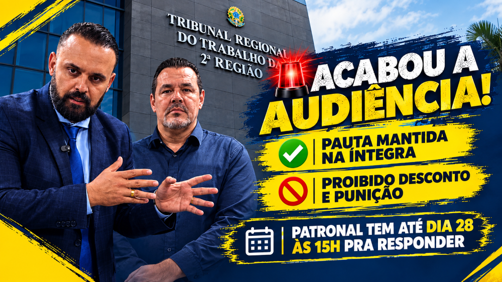 Justiça dá prazo até dia 28 para sindicato patronal responder à proposta de aumento do vale-alimentação dos trabalhadores da saúde
