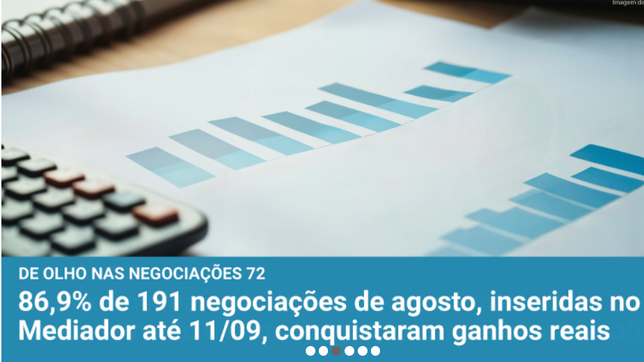 86,9% das negociações de agosto ficaram acima da inflação