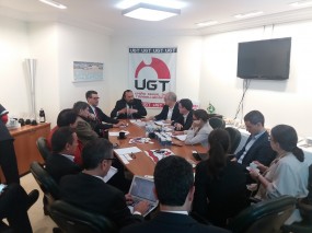Em reunião com dirigentes da UGT, FMI se compromete a acompanhar de perto impactos das reformas governistas